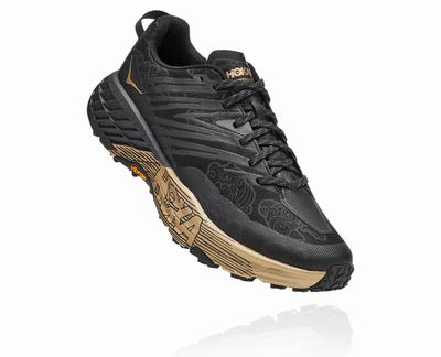 Hoka One One All Gender Speedgoat 4 CNY - Sapatilhas Trail Homem - Pretas/Douradas, KY15370